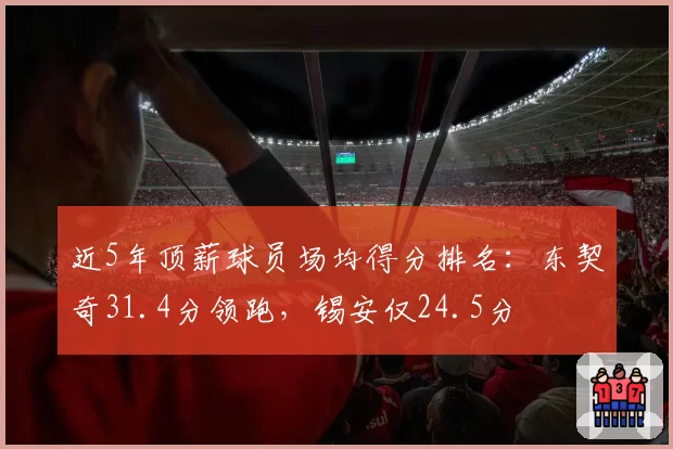 近5年顶薪球员场均得分排名：东契奇31.4分领跑，锡安仅24.5分